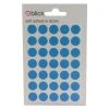 Blick Coloured Labels In Bags Round 13mm Dia 140 Per Bag Blue RS003953