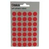 Blick Coloured Labels In Bags Round 13mm Dia 140 Per Bag Red RS004554