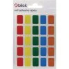 Blick Coloured Labels In Bags 12x18mm 120 Per Bag Assorted RS006251