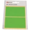 Blick Green Fluorescent Labels In Bags 50x80mm RS010654