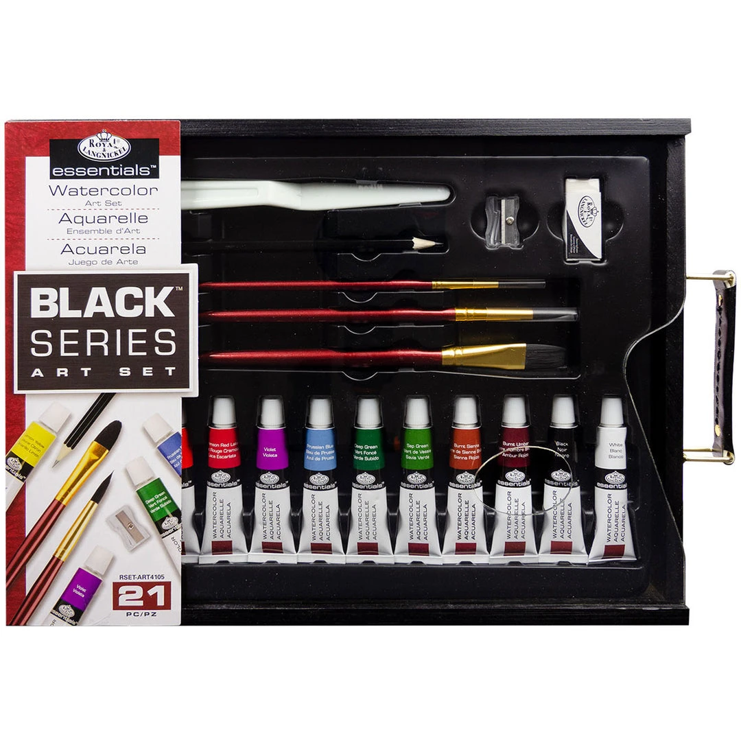 Royal & Langnickel Royal And Landnickel Black Series Watercolour Painting Palette Case 3 Royal & Langnickel Royal And Landnickel Black Series Watercolour Painting Palette Case