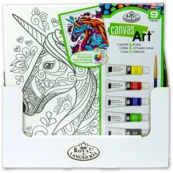 Royal & Langnickel Canvas Art - Unicorn Painting & Drawing Sets