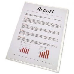 Rexel Nyrex Cut Flush Folder A4 Clear 12153 Filing & Folders