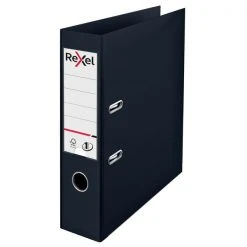 Rexel Choices 75mm Lever Arch File Polypropylene A4 Black 2115501