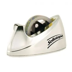 Sellotape Chrome Dispenser Large 575450