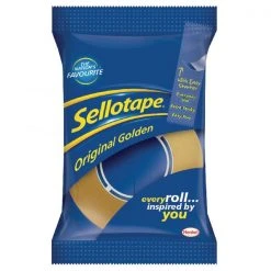 Sellotape Original Golden Tape 18mmx33m 1443251 Glues & Adhesives