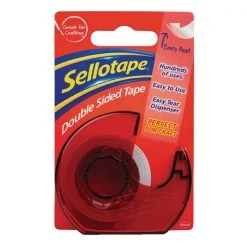 Sellotape Double Sided Tape And Dispenser 15mm X 5m 1766008 Glues & Adhesives