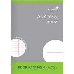 Silvine A4 Journal Printed Analysis Book Notebooks And Journals