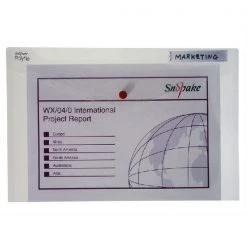 Filing & Folders Snopake Polyfile Classic Foolscap Clear 11154X