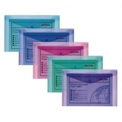 Snopake Polyfile A5 Electra Assorted 11355 Filing & Folders