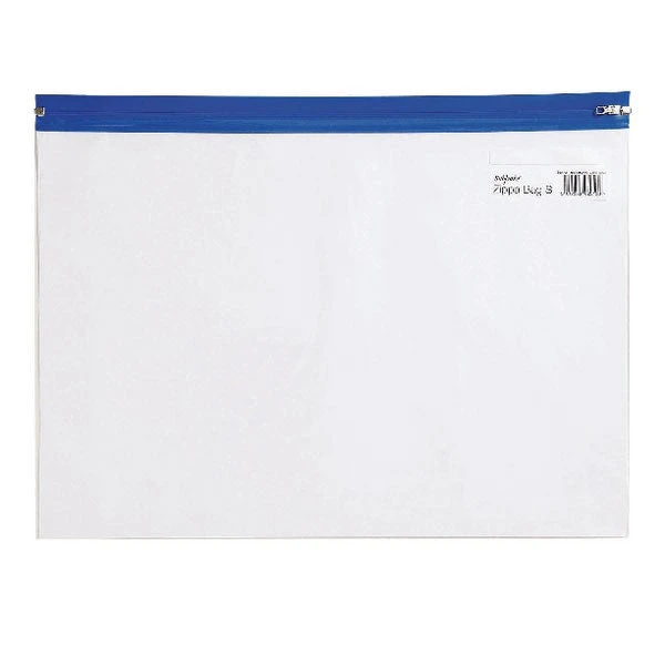 Snopake Zippa-Bag S Classic A4 Blue 12736 3 Snopake Zippa-Bag S Classic A4 Blue 12736