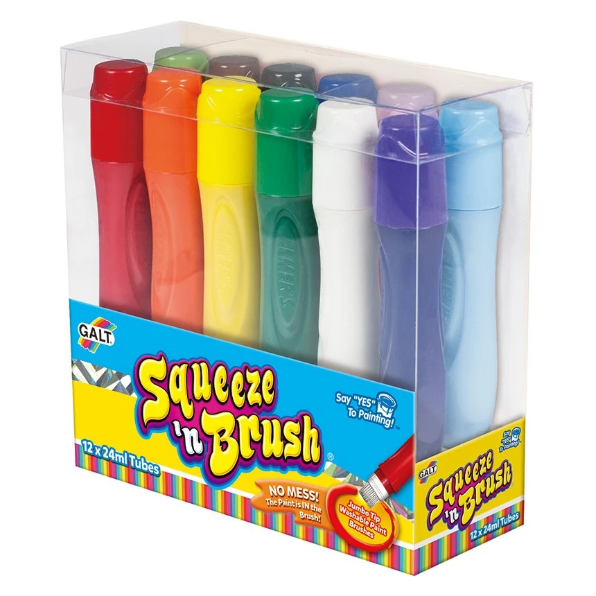 Galt Squeeze 'n Brush - 5 Classic Colours 3 Galt Squeeze 'n Brush - 5 Classic Colours