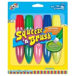 Galt Squeeze 'n Brush - 5 Glitter Colours
