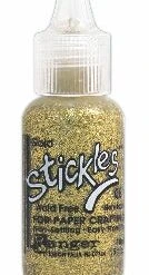 Ranger Stickles Glitterglue Gold 18 Ml Adhesives And Tapes