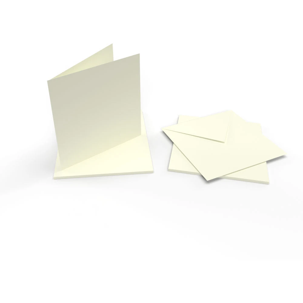 Peakdale Cards And Envelopes Small Square Cream (10) 3 Peakdale Cards And Envelopes Small Square Cream (10)