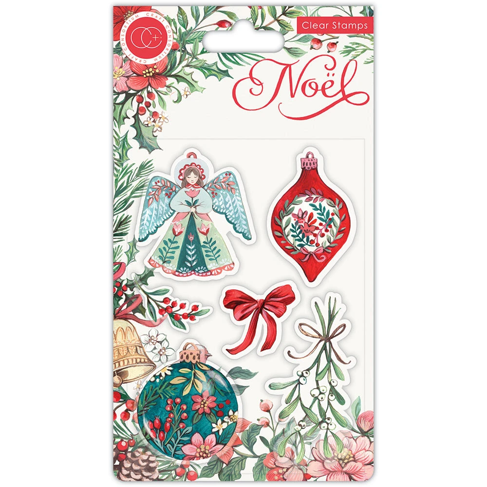 Stamps, Stamping And Linocut Craft Consortium NOEL - Stamp Set - Decorations 3 Stamps, Stamping And Linocut Craft Consortium NOEL - Stamp Set - Decorations