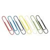 Unbranded Paperclips Coloured 32mm 30601 Student Stationery