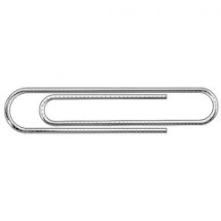 Unbranded Paperclips Giant Serrated 73mm 32521 Student Stationery