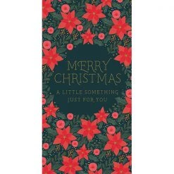 The Art File Money Gift Card - Poinsettia Art Gifts