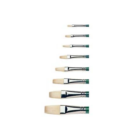 Artists Brushes Winsor & Newton Winton Hog Long Flat Size 8 3 Artists Brushes Winsor & Newton Winton Hog Long Flat Size 8