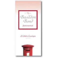 Social Stationery Basildon Bond White Envelopes