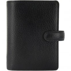 Filofax Finsbury Mini Leather Organiser Black