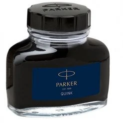 Parker Quink Bottled Ink For Fountain Pens 57ml Blue Pen Refills And Writing Ink