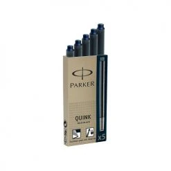 Parker Quink Fountain Pen Refills Cartridges Blue/Black Pack 5