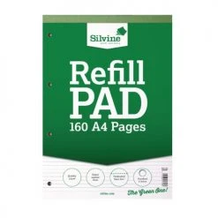 Silvine A4 Refill Pad Narrow Ruled