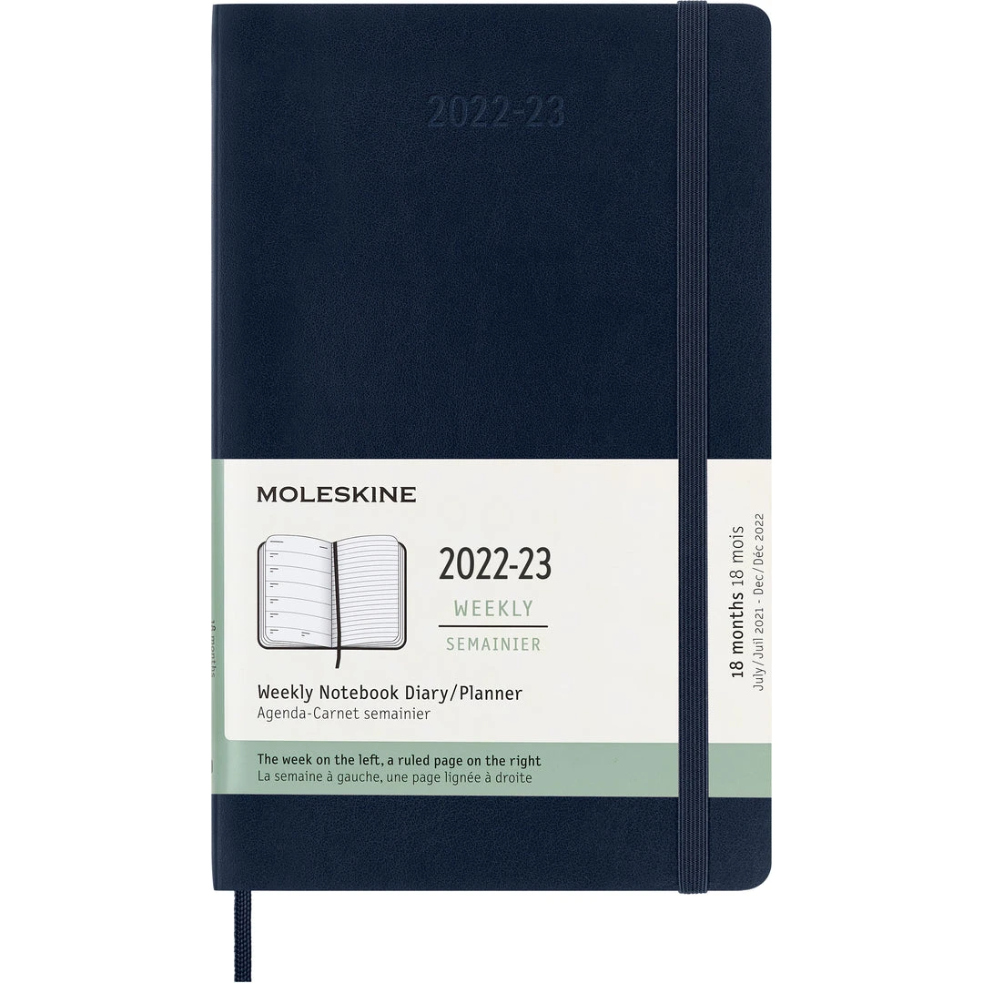 Moleskine 18 Month Diary Large Soft Cover 2022-2023 Diaries 3 Moleskine 18 Month Diary Large Soft Cover 2022-2023 Diaries