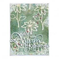 Creative Expressions Sue Wilson Mini Expressions Have A Warm And Cosy Christmas Craft Die Stamps, Stamping And Linocut