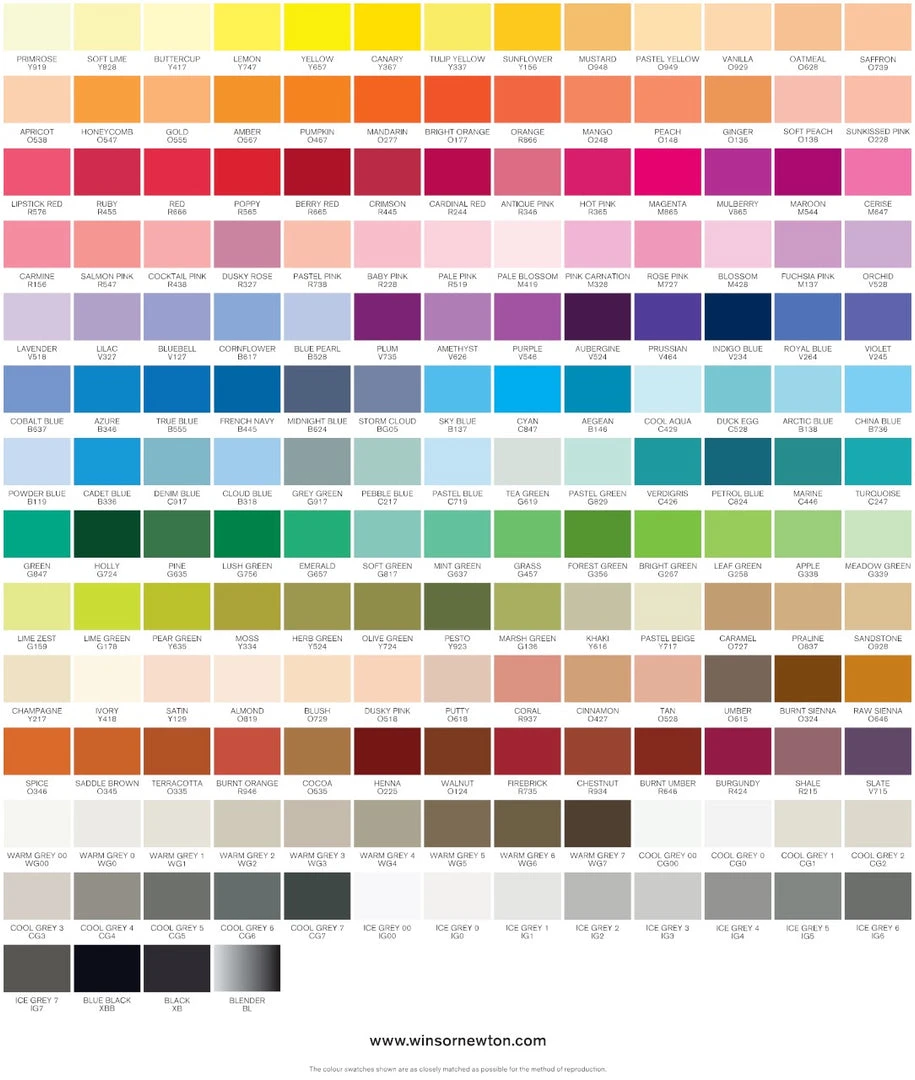 Promarker Marker Pen Colours A-L 3 Promarker Marker Pen Colours A-L