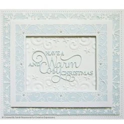 Creative Expressions Sue Wilson Mini Expressions Have A Warm And Cosy Christmas Craft Die Stamps, Stamping And Linocut