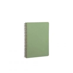 Clairefontaine Age Bag Wirebound Address Notebook Green A5