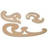 Koh-i-noor French Curves Set Of 3 Drawing & Colouring 2 Koh-i-noor French Curves Set Of 3 Drawing & Colouring