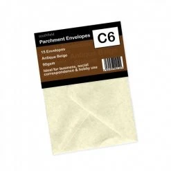 Southfields C6 Parchment Envelopes - Pack Of 15