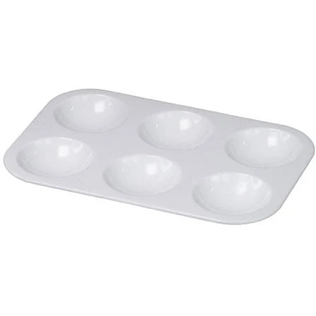 Unbranded Plastic Rectangular 6 Well Palette Small 13cm X 8.5cm Art Accessories 3 Unbranded Plastic Rectangular 6 Well Palette Small 13cm X 8.5cm Art Accessories