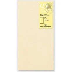 Midori TRAVELER'S Notebook Refill Md Paper Cream