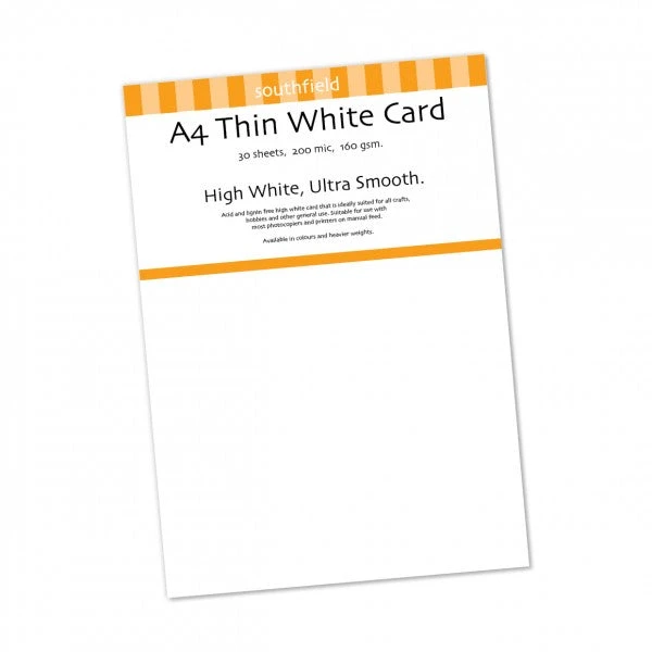 Southfields A4 Assorted Thin Card - 30 Sheets 3 Southfields A4 Assorted Thin Card - 30 Sheets