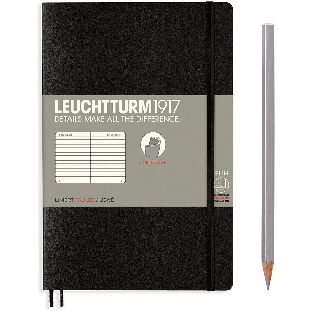 Leuchtturm Softcover Paperback Notebook B6 3 Leuchtturm Softcover Paperback Notebook B6